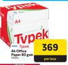 Typek A4 Offuice Paper 80gsm 12434-Per Box