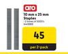 Aro 10mm x 25mm Staples 440989