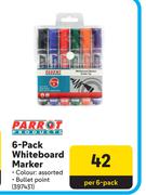 Parrot 6 Pack Whiteboard Marker 397431