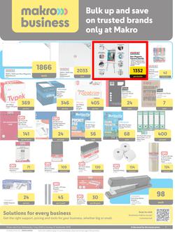 Makro Business : Bulk Up And Save On Trusted Brands Only At Makro (01 July - 27 September 2026), page 1