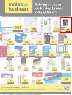 Makro Business : Bulk Up And Save On Trusted Brands Only At Makro (01 July - 27 September 2026), page 1