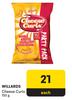 Willards Cheese Curls-150g Each