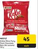 Nestle Kitkat Minis Party Pack Chocolate Bars-180g