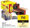 Nestle Mini Barone, Tex Chocolate Bars Or Smarties-24's