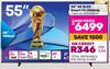 Hisense 55" 4K QLED Smart TV 55Q6Q 850030048