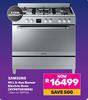 Samsung 95L 5 Gas Burner Electric Oven NY90T5010SS 829165