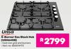 Univa 4 Burner Gas Black Hob UGH640B 850014173