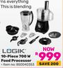 Logik 10-Piece 700W Food Processor 850040353