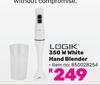 Logik 350W White Hand Blender 850028254