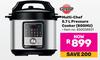 Genesis 5.7Ltr Multi-Chef Pressure Cooker 80GMU 850038831
