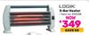 Logik 3-Bar Heater 510438