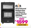Alva Dual Infrared Radiant Gas And Electric Indoor Heater GH309 486184
