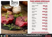 Breys Meat Market : This Week's Specials (07 July - 11 July 2026)