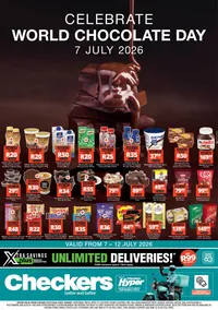 Checkers Eastern Cape : Celebrate World Chocolate Day (07 July - 12 July 2026)