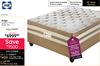 Sealy Argo Queen 152cm Base Set 10127440 Free Sleepmasters 2 Pack Hollowfibre Pillow Set