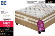Sealy Argo Queen 152cm Base Set 10127440 Free Sleepmasters 2 Pack Hollowfibre Pillow Set