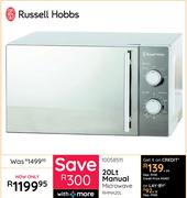 Russell Hobbs 20L Manual Microwave RHMA20L 10058511