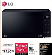 LG 42L Black Microwave MS4235GIS 10110195