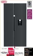 Defy 555L Metallic Side By Side Fridge DFF647-WD 10306035