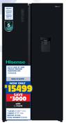 Hisense 541L Side By Side Fridge/Freezer H680SMIB-WD 10306058