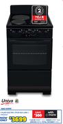 Univa 4 Plate Electric Stove Blk U405-1 10020441