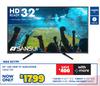 Sansui 32" LED HDR TV SLED32HDR 10061129