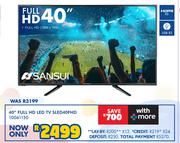 Sansui 40" Full HD LED TV SLED40FHD 10061130