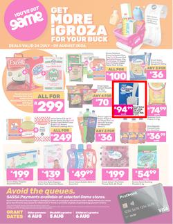 Game SASSA : Get More iGroza For Your Buck (24 July - 09 August 2026), page 1