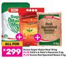Econo Super Maize Meal 10Kg+Fatti's & Moni's Macaroni 3Kg+Econo Red Speckled Beans 5Kg-For All
