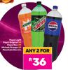 Pepsi Light, Pepsi Original Pr Pepsi Max Or Mirinda Orange Or Mountain Dew-For 2 x 2L
