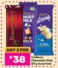 Cadbury Chocolate Slab Assorted-For 2 x 80g