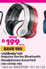 Volkano Impulse Series Bluetooth Headphones Assorted VB-VH100-PB 850019228/31/44/26