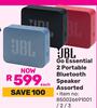 JBL Go Essential 2 Portable Bluetooth Speaker Assorted 850026691001/2/3