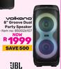 Volkano 8" Groove Dual Party Speaker 850026107