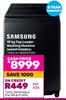 Samsung 19Kg Top Loader Washing Machine WA80F19S8BFA 850027340