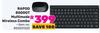 Rapoo 8000GT Multimode Wireless Combo 850031320