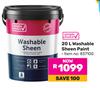 Simple Choice Washable Sheen Paint-20Ltr