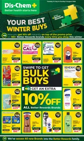 Dis-Chem : Your Best Winter Buys (14 July - 09 August 2026)