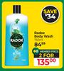 Radox Body Wash-For 2 x 750ml