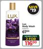 Lux Body Wash-For 2 x 400ml