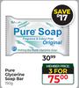 Pure Glycerine Soap Bar-For 3 x 150g