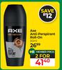 Axe Anti Perspirant Roll On-For 2 x 50ml