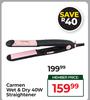 Carmen Wet & Dry 40W Straightener
