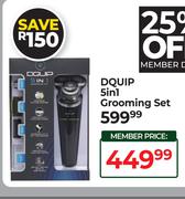 Dquip 5 In 1 Grooming Set