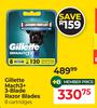 Gillette Mach3+ 3-Blade Razor Blades 8 Cartridges