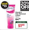 Mandy's Hair Removal Lotion-100ml
