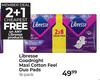 Libresse Goodnight Maxi Cotton Feel Duo Pads (16 Pack)