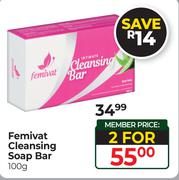 Femivat Cleansing Soap Bar-100g