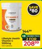 Lifestyle Health Vitamin C 1000mg-100 Tablets