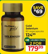 Dis-Chem Gold Selenium-60 Vegecapsules